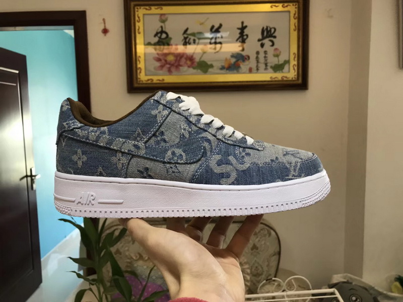 Authentic Superme X Louis Vuitton X Air Force 1